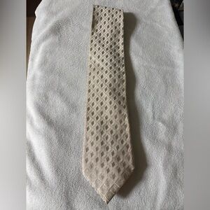 Escada Cream and Patterned Tie